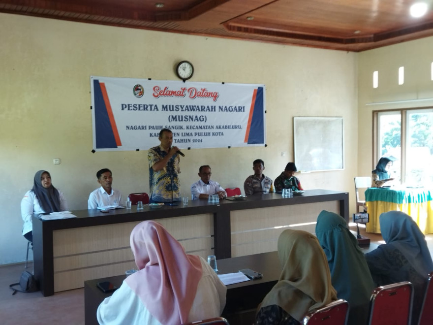MUSYAWARAH NAGARI PAUH SANGIK TAHUN 2024